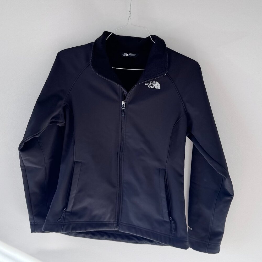 The North Face Black Windbreaker Zip-Up Jacket